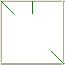 Kandidaten ''1'', ''4'', and ''9'' dargestellt mit der Uhrzeigerstrichmethode